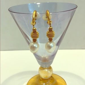 Anne Klein drop earrings